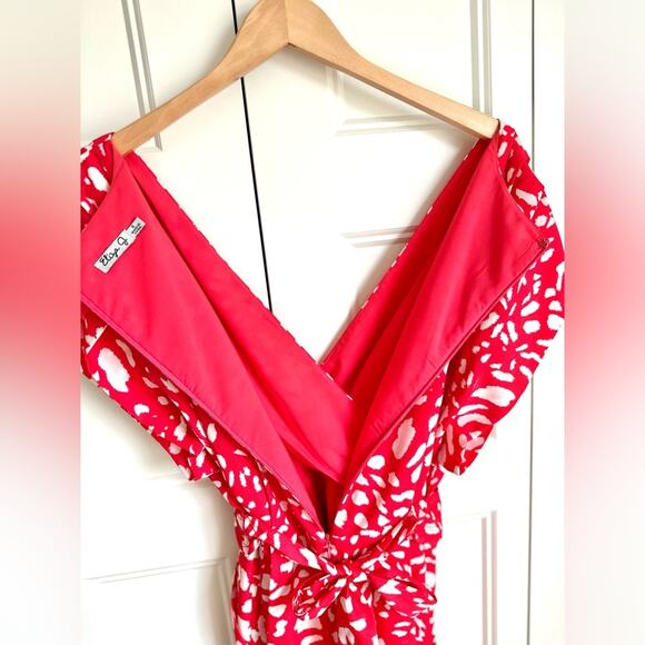 Eliza J dolman sleeve wrap tie dress Size 4 - Picture 8 of 11